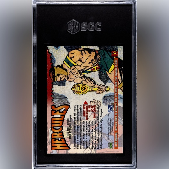 Graded! Skybox 1993 Marvel Masterpieces Hercules - Picture 2 of 2